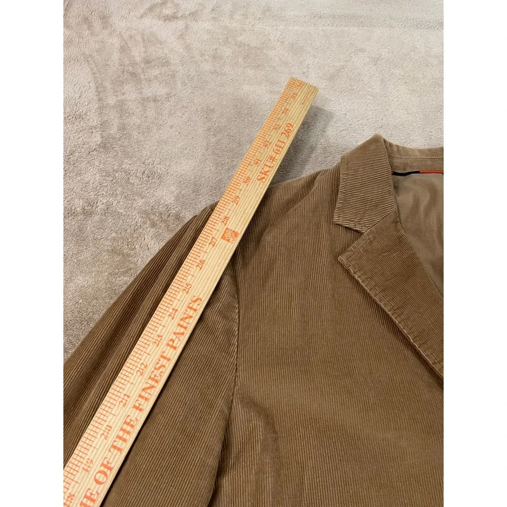 J.Crew Corduroy Blazer Men's size XL Brown 3 Button Sport Coat 71167 FA 05